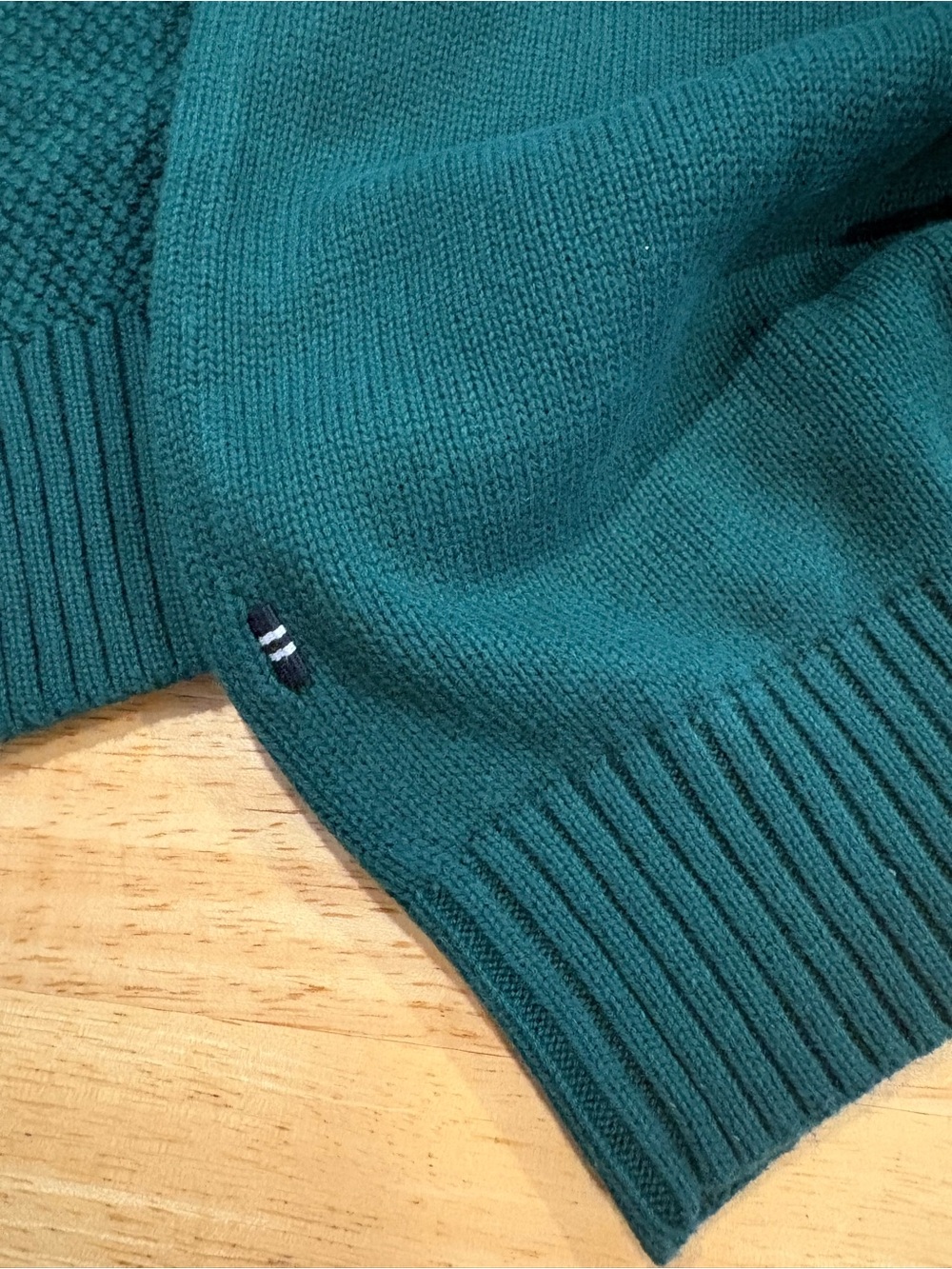 Vintage Nautica Cable Knit Sweatshirt Green Size 2XL Warm Fall Winter Crewneck - Picture 4 of 9